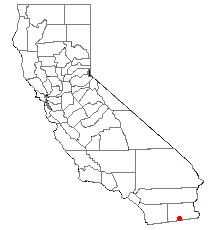 Location of Calexico, California