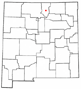 Location of Taos Pueblo, New Mexico