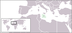 Location of Malta