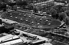 Het stadion in 1956.