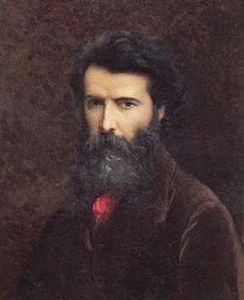 Autoportrait à la cravate rouge (vers 1870), Paris, musée Hébert.