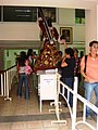 One of the 4 replicas of the Black Nazarene inside the Church