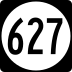 State Route 627 marker