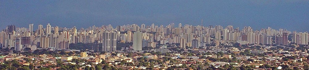 Panoramo pri Goiânia.