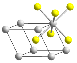 Kristallstruktur von Rubidiumhydrogensulfid