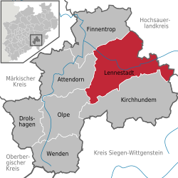 Lennestadt – Mappa