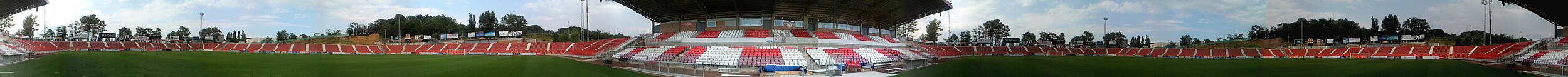 Vista panorámica do estadio.