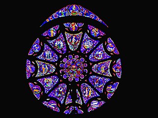 North transept rose window