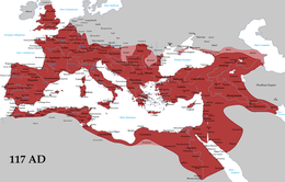 Impero romano (LA) Imperium Romanum[1] (GRC) Βασιλεία Ῥωμαίων Basileía Rhōmaíōn - Localizzazione