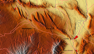 Localização de Aybak, antiga Samangan