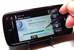 Nokia 5800 - webový prohlížeč