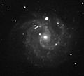 NGC 3184 showing optical transient (LBV?) 2010dn 2010-06-02 (used in research)