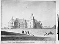 Le château dessiné par d'Argenson en 1719