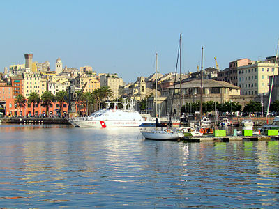 L'area portuale del Mandraccio nel Porto Antico di Genova