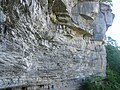 Indian Ladder Trail, base of the cliff