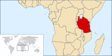 Description de l'image LocationTanzania.svg.