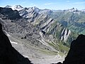 Sicht vom Martinsloch nach Westen