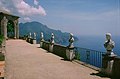 Vista desde la Terraza del Infinito de Villa Cimbrone.