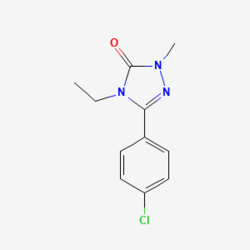 5-(4-chlorophenyl)-4-ethyl-2-methyl-1,2,4-triazol-3-one