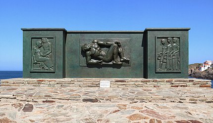 Le monument aux morts de Banyuls-sur-Mer.