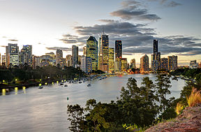 Skyline from Kangaroo Point Cliffs