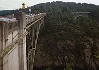 Looking south towards Canoe pass (foreground) and Deception pass