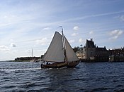 De Kampveerse Torre gezien vanof 't Veerse Meer