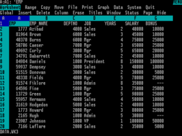 Lotus 1-2-3 onder MS-DOS