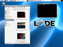 De LXDE-desktop