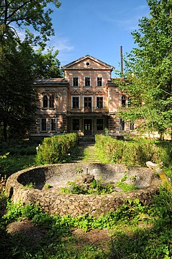 Starozhadivsky manor park (now a children's sanatorium)