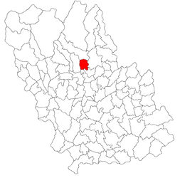 Location in Prahova County