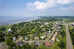 Aerial view of Saint-Antoine-de-Tilly