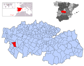 Poziția localității Aldeanueva de Barbarroya