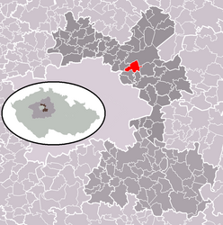 Dřevčice – Mappa