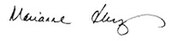 signature de Marianne Hirsch