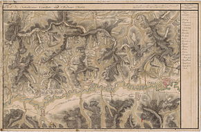 Cund pe Harta Iosefină a Transilvaniei, 1769-73