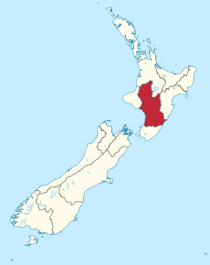 Manawatū-Whanganui – Localizzazione