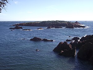 Île des Vieilles vue d'Anthéor