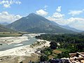 The Aoos or Vjosa river near Tepelena.