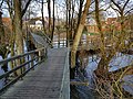 Fodgængerbroerne mellem Mellemdammen og Dagmarsgadebroen