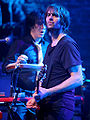 Dean Fertita of Queens of the Stone Age, Iggy Pop and Karen O.