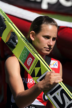 Eva Logar in Courchevel 2013