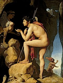 Ingres, Edipo e la Sfinge.