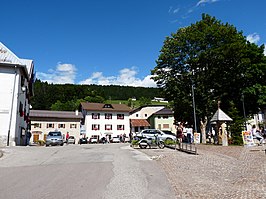 Piazza Guglielmo Marconi in Luserna