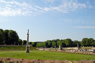 Gardens in front of the Palais du Luxembourg