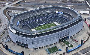 Das MetLife Stadium im Januar 2014