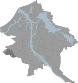 Location of Mūkupurvs in Riga