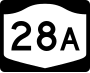 New York State Route 28A marker