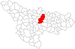 Recaș – Mappa