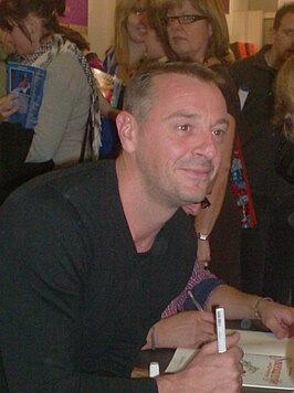 Tom Waes op de boekenbeurs van Antwerpen in 2010.